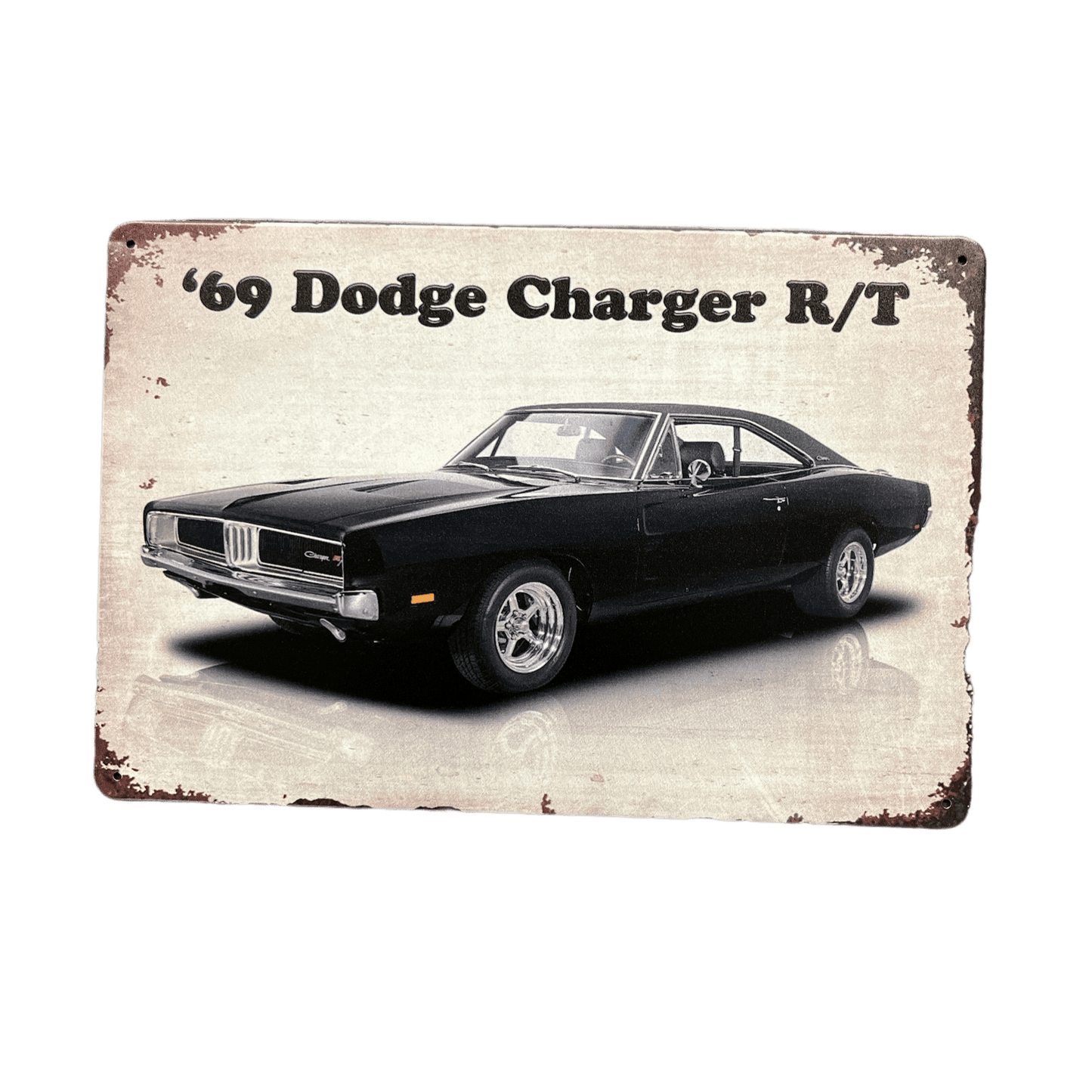 '69 Dodge Charger R/T Metalen Bord - Reclamebordenshop.nl