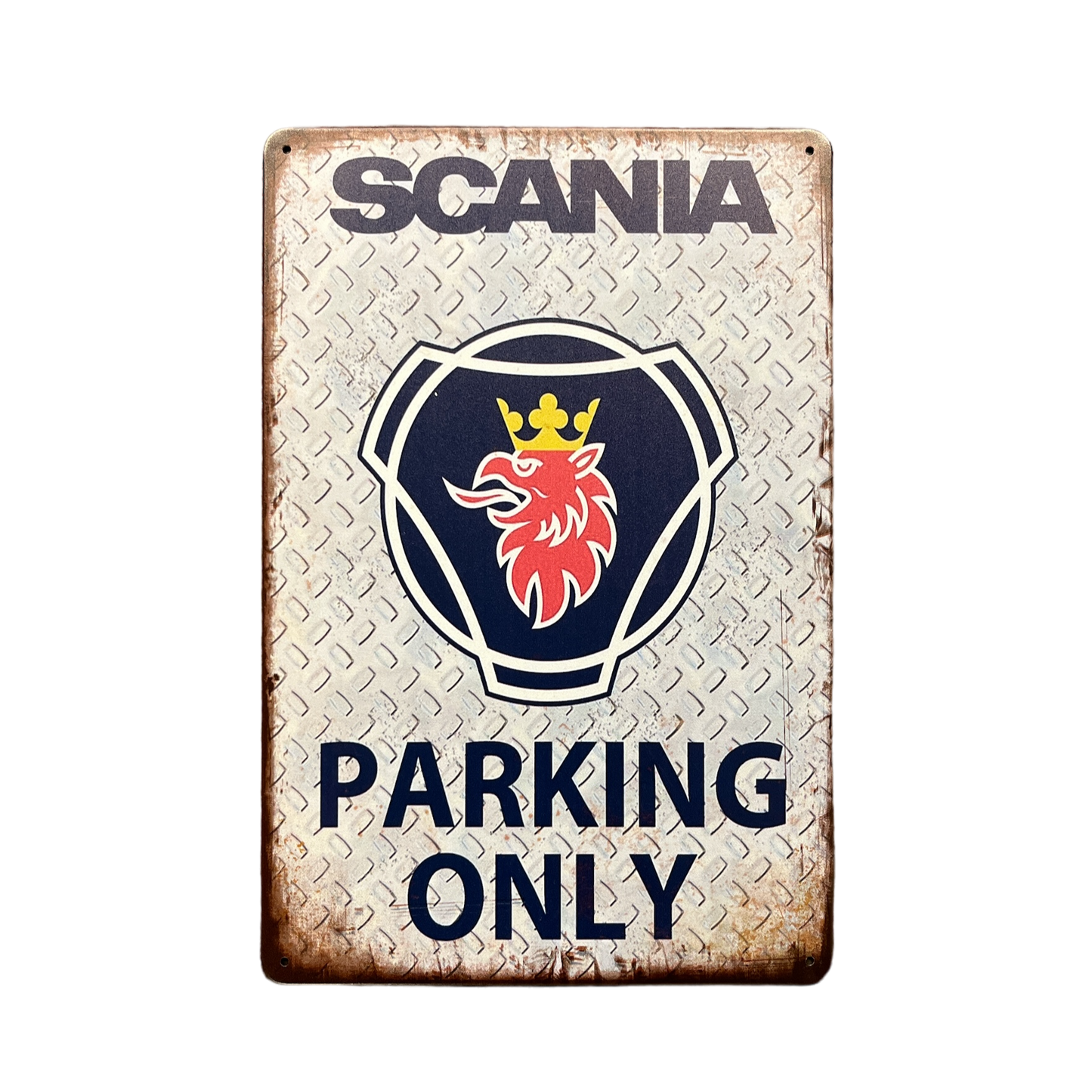 Scania Parking Only Metalen Bord