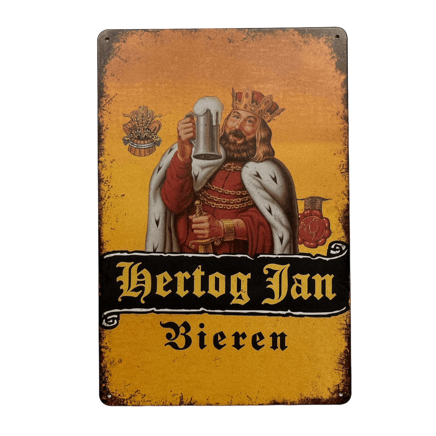 Hertog Jan Bieren Metalen Bord - Reclamebordenshop.nl