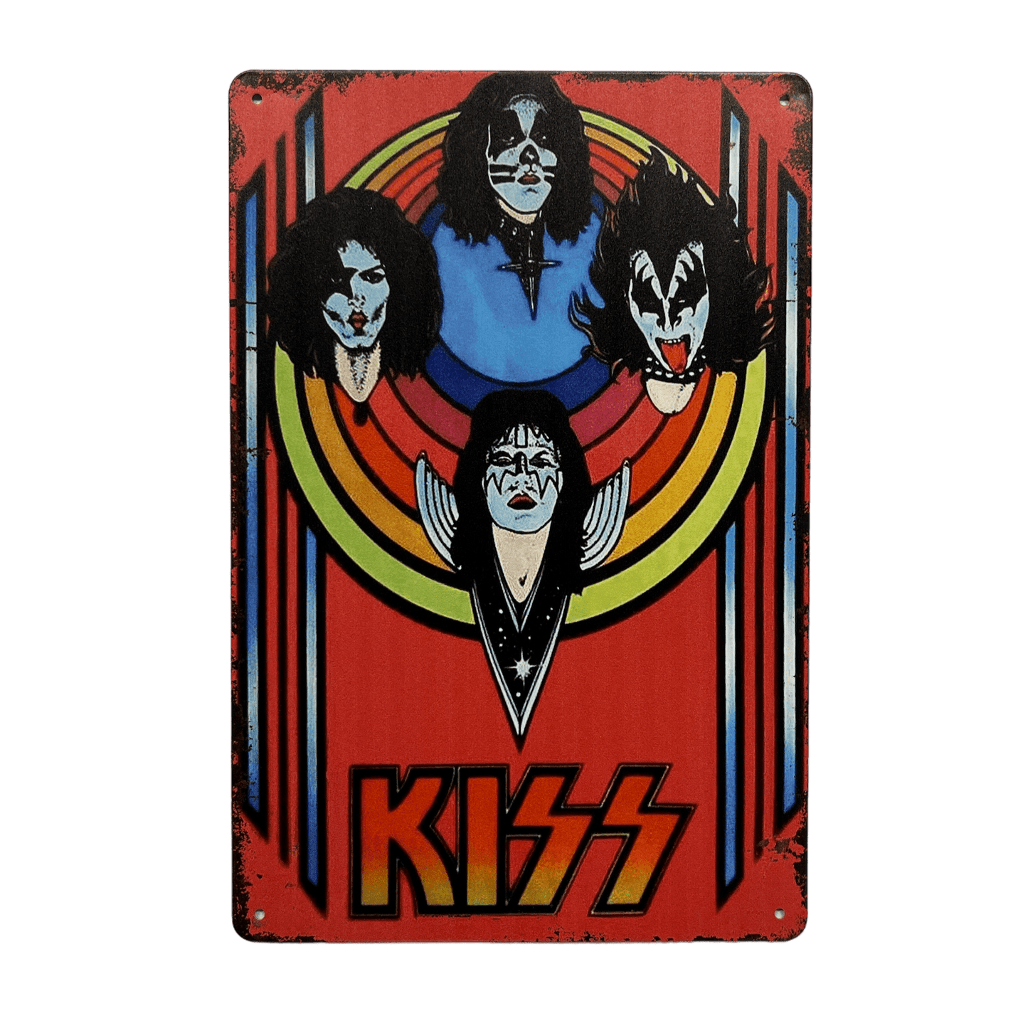 KISS Metalen Bord - Reclamebordenshop.nl