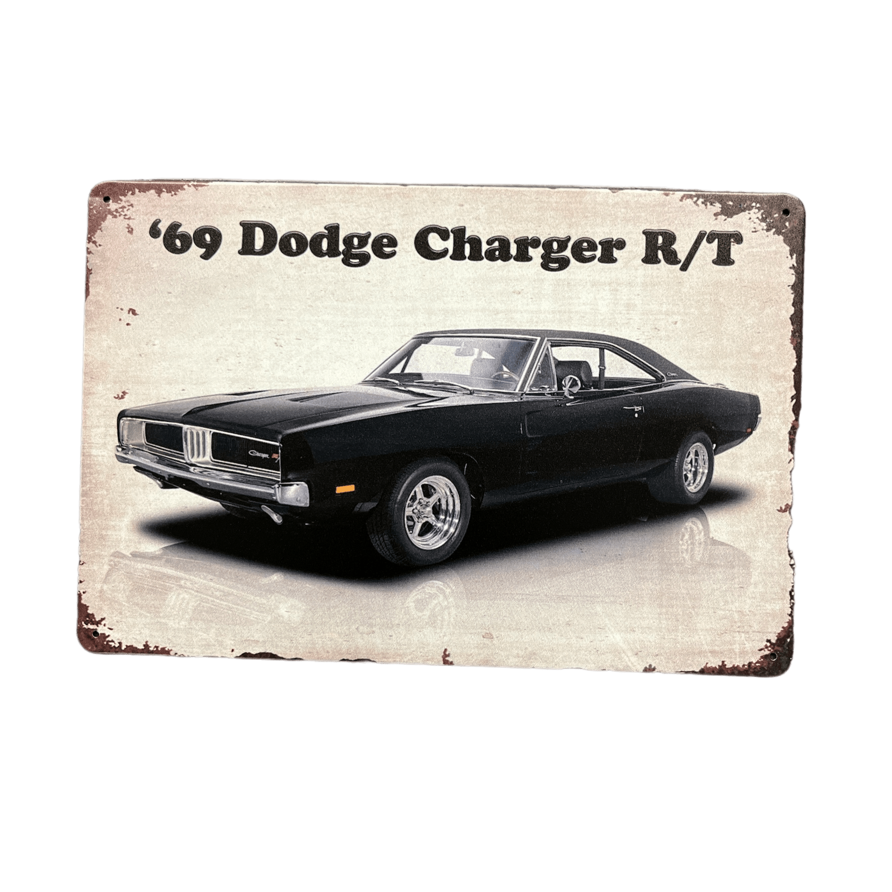 '69 Dodge Charger R/T Metalen Bord - Reclamebordenshop.nl