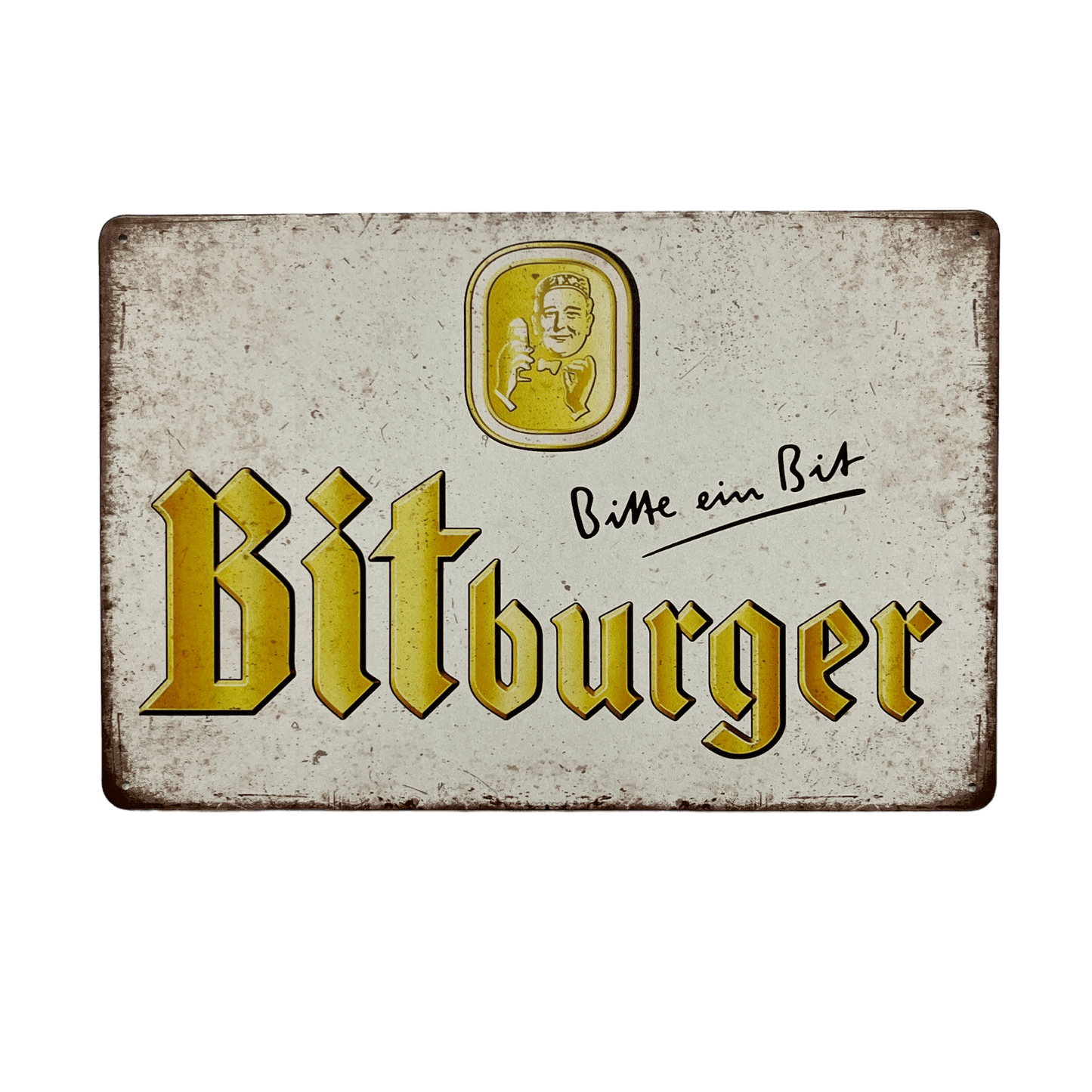 Bitburger Metalen Bord - Reclamebordenshop.nl