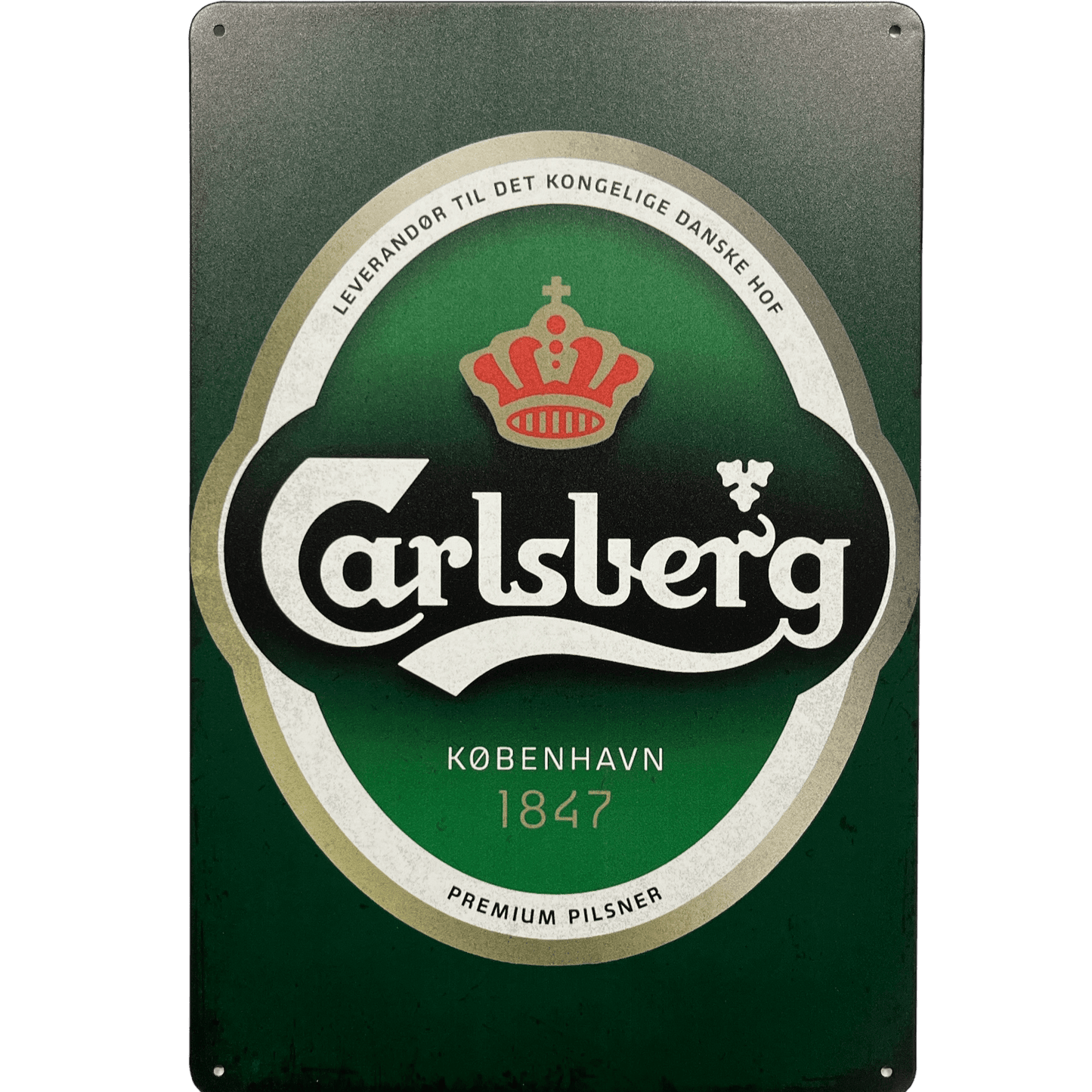Carlsberg Premium Pilsner Metalen Bord - Reclamebordenshop.nl