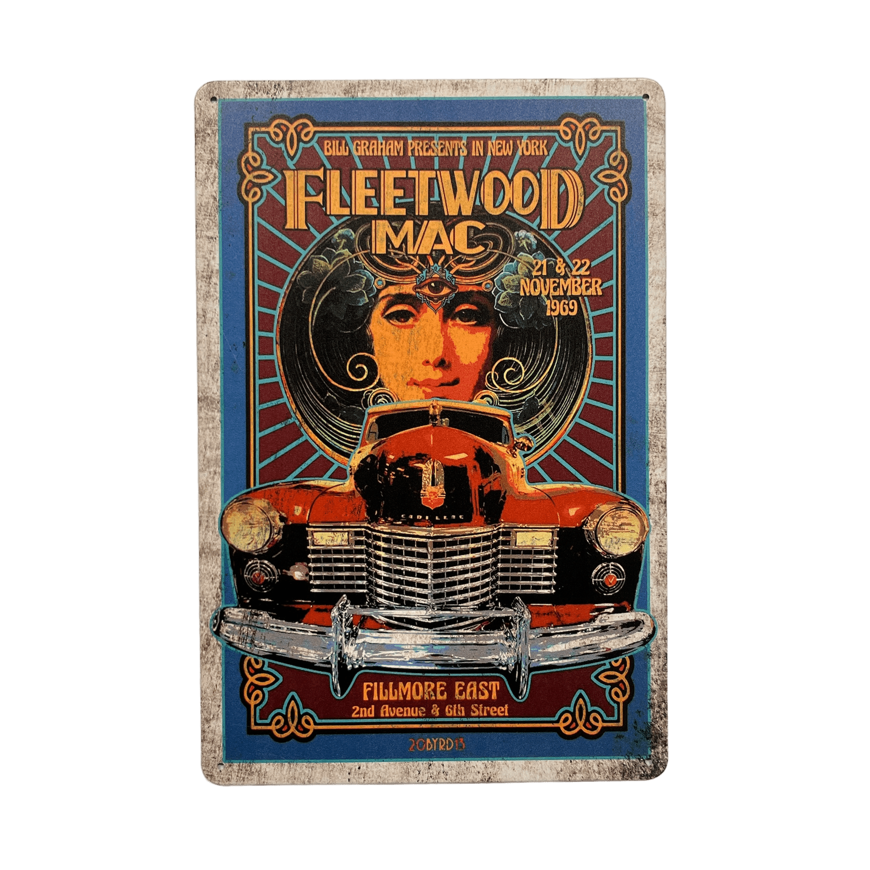 Fleetwood Mac Metalen Bord - Reclamebordenshop.nl