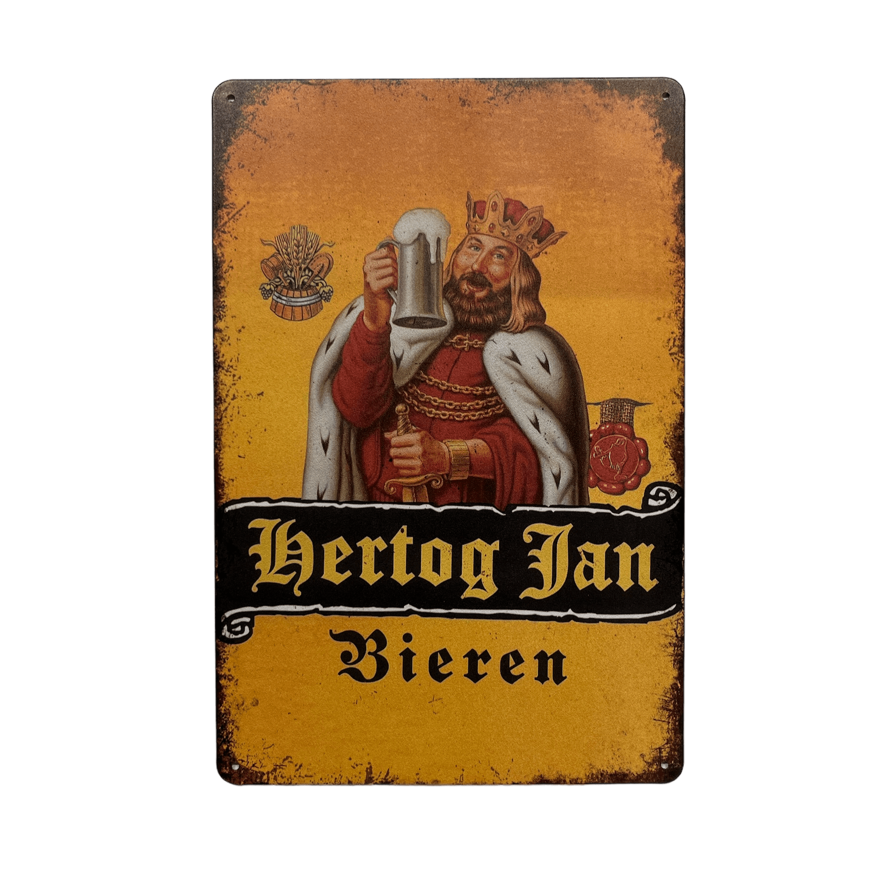 Hertog Jan Bieren Metalen Bord - Reclamebordenshop.nl