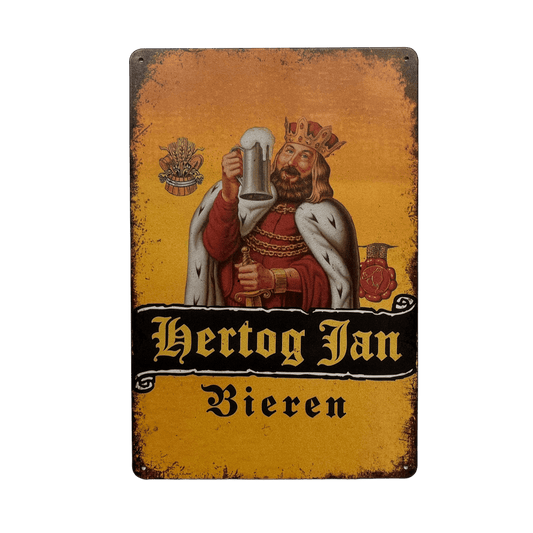 Hertog Jan Bieren Metalen Bord - Reclamebordenshop.nl