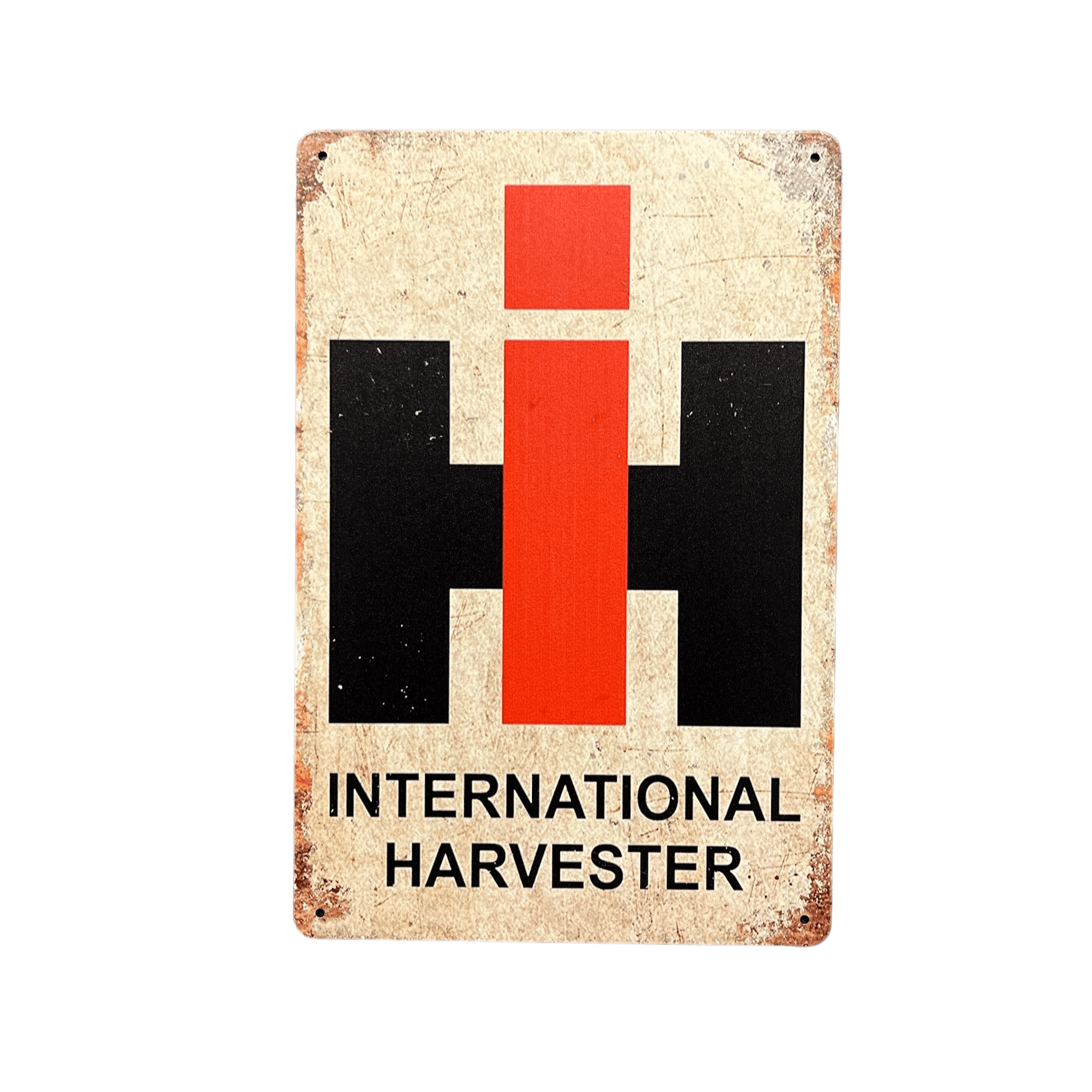 International Harvester Metalen Bord - Reclamebordenshop.nl
