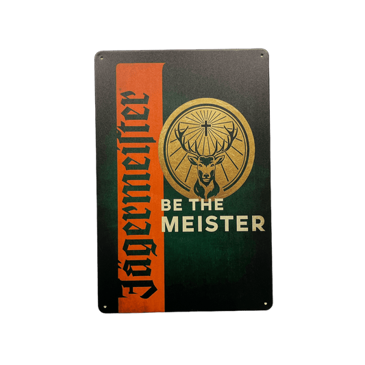 Jägermeister Metalen Bord - Reclamebordenshop.nl