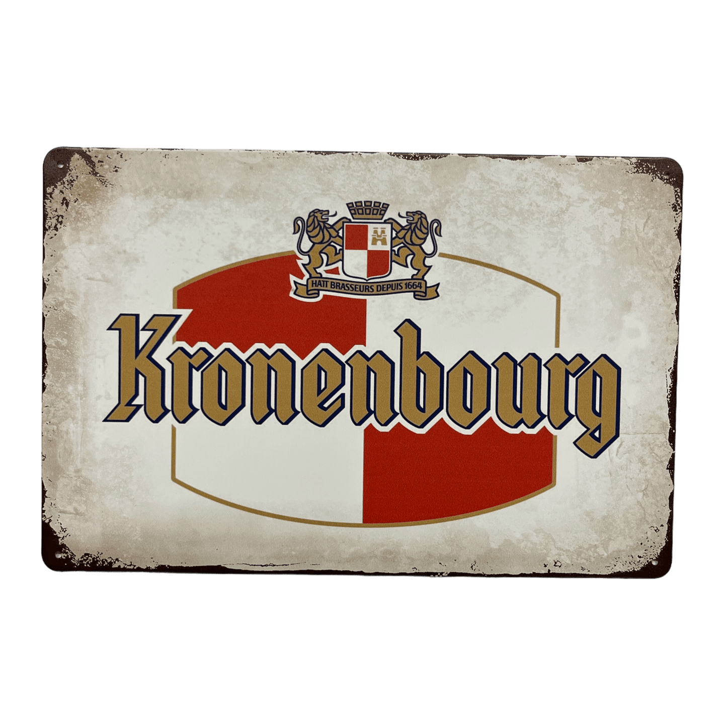 Kronenbourg Metalen Bord - Reclamebordenshop.nl