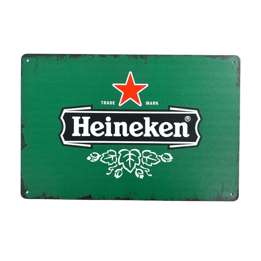 Metalen Bord – Heineken - Reclamebordenshop.nl